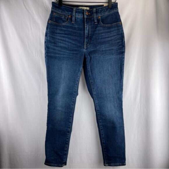 Madewell Petite Curvy High-Rise Skinny Jeans in Lanette Wash - Picture 1 of 12